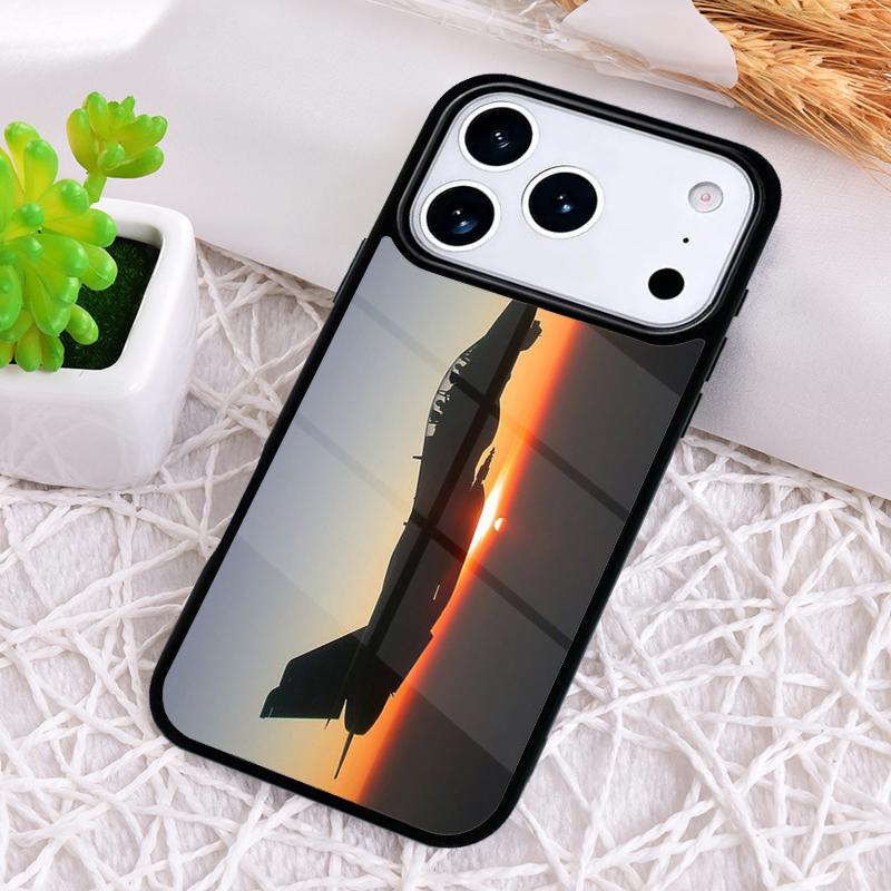 Jet Fighting Aircraft Phone Case for iPhone 17 Air 16 15 11 12 14 13 Pro Max Shockproof Cover