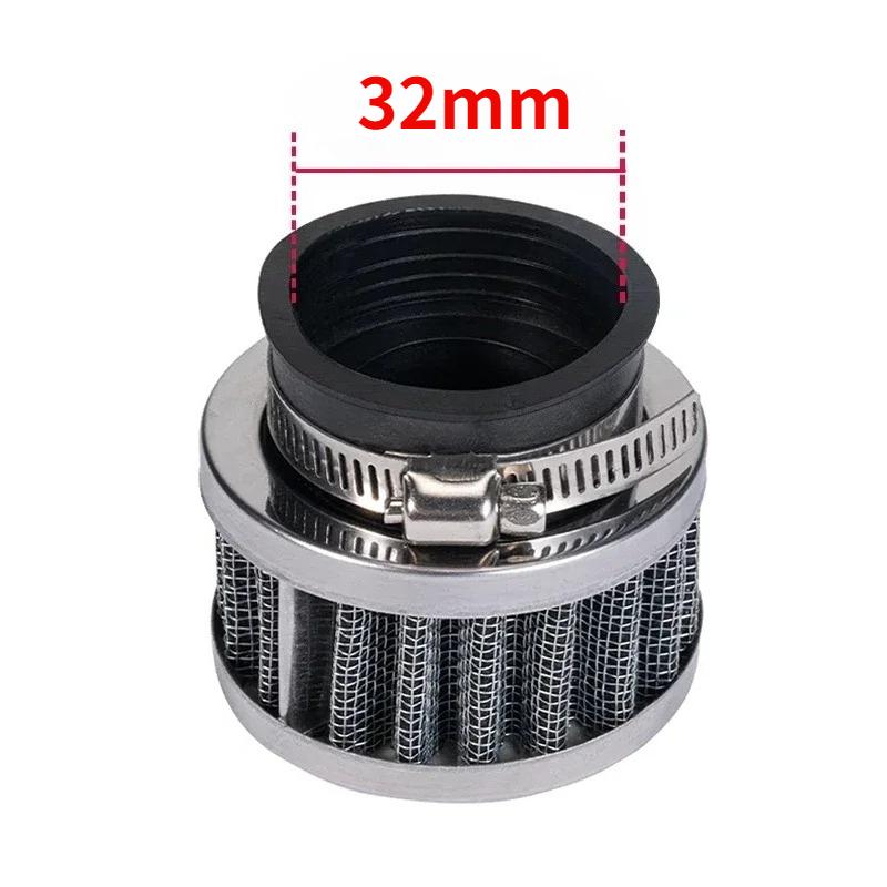 

1PC Premium High Flow Straight Mouth Air Filter High Performance Engine Air Cleaner Accessory for Motorcycle ATV Scooter Replace 32mm