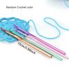 12pcs-Color Single Head Crochet Hook DIY Knitting Tool Crochet Hook Set Wholesale Crochet Needle Sweater Needle