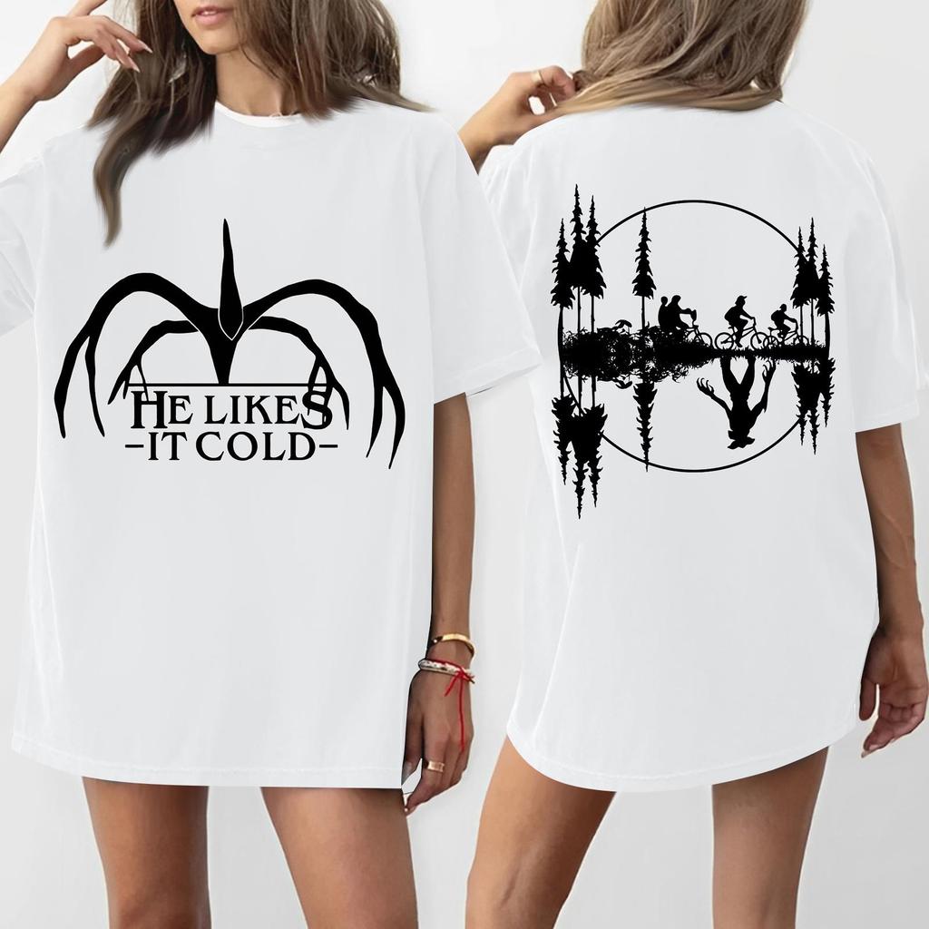 Women's Round Neck Printed Short-sleeved T-shirt Top