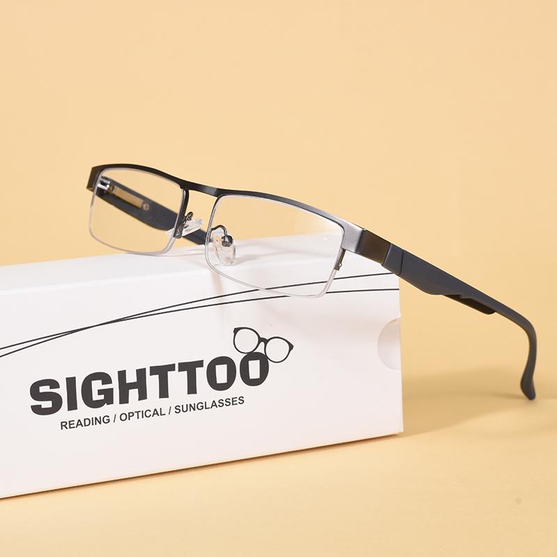 

High Quality Men Titanium Alloy Eyeglasses Non Spherical 12 Layer Coated Lenses Reading Glasses+1.0 +1.5 +2.0 +2.5 +3.0 +3.5+4.0 +200