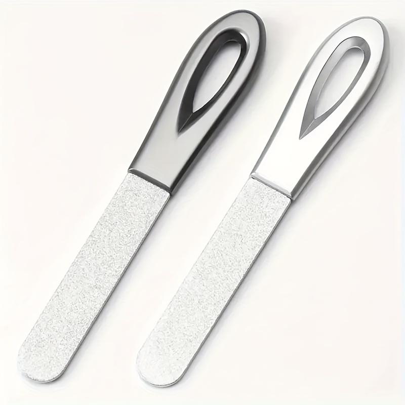 Stainless Steel File, Durable and Hypoallergenic, Ideal for Fingernails and Toenails, Perfect Nail Care Accessory