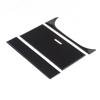 Glossy Piano Black Center Storage Box panel Sticker For Jaguar F-TYPE X152 13-24