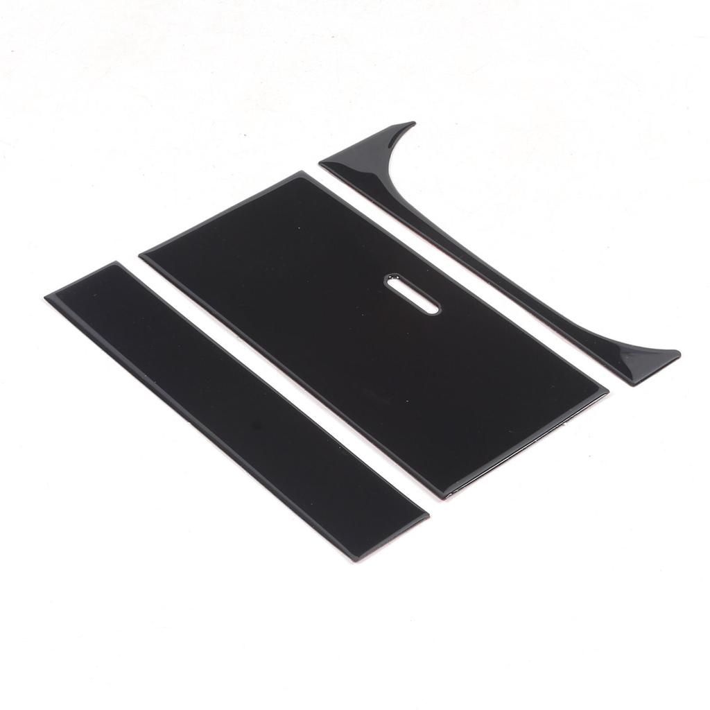 Glossy Piano Black Center Storage Box panel Sticker For Jaguar F-TYPE X152 13-24