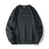 Spring and Autumn Loose Sweater Men Plus Size Round Neck Casual Men's Long Sleeve Sweater
