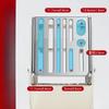 Stainless Steel Rotary Tool Holder Household Kitchen Countertop Shelf Tool Supplies Storage Holder Tool Holder Finishing Holder