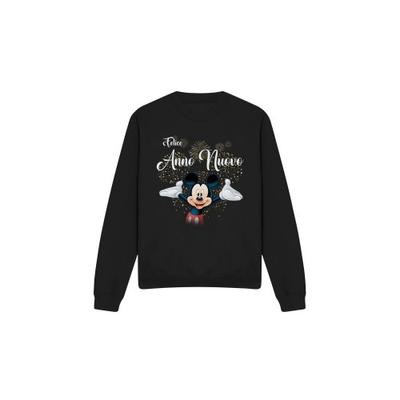 Disney Unisexová mikina pro dospělé s italským ohňostrojem a novoročním motivem Mickey Mouse.