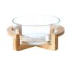 Nordic Heat-Resistant Glass Bowl - Creative Round Salad & Fruit Serving Dish
