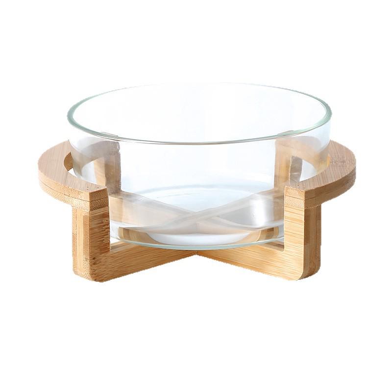 Nordic Heat-Resistant Glass Bowl - Creative Round Salad & Fruit Serving Dish