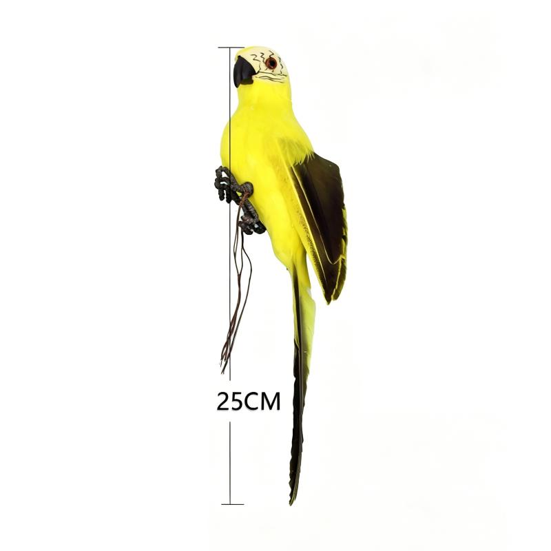 25/35Cm Simulation Parrot Garden Decoration Creative Lawn Figurine Ornament Animal Bird Outdoor Garden Party Prop Decoration
