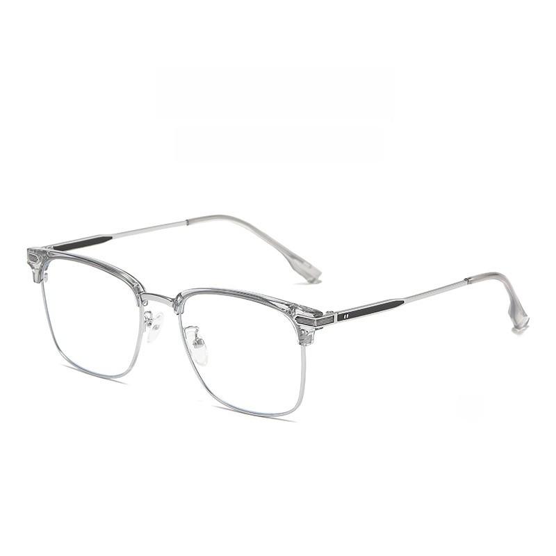 Business Retro Eyeglasses Frame For Men With Blue Light Blocking Lens And Full Rim Design