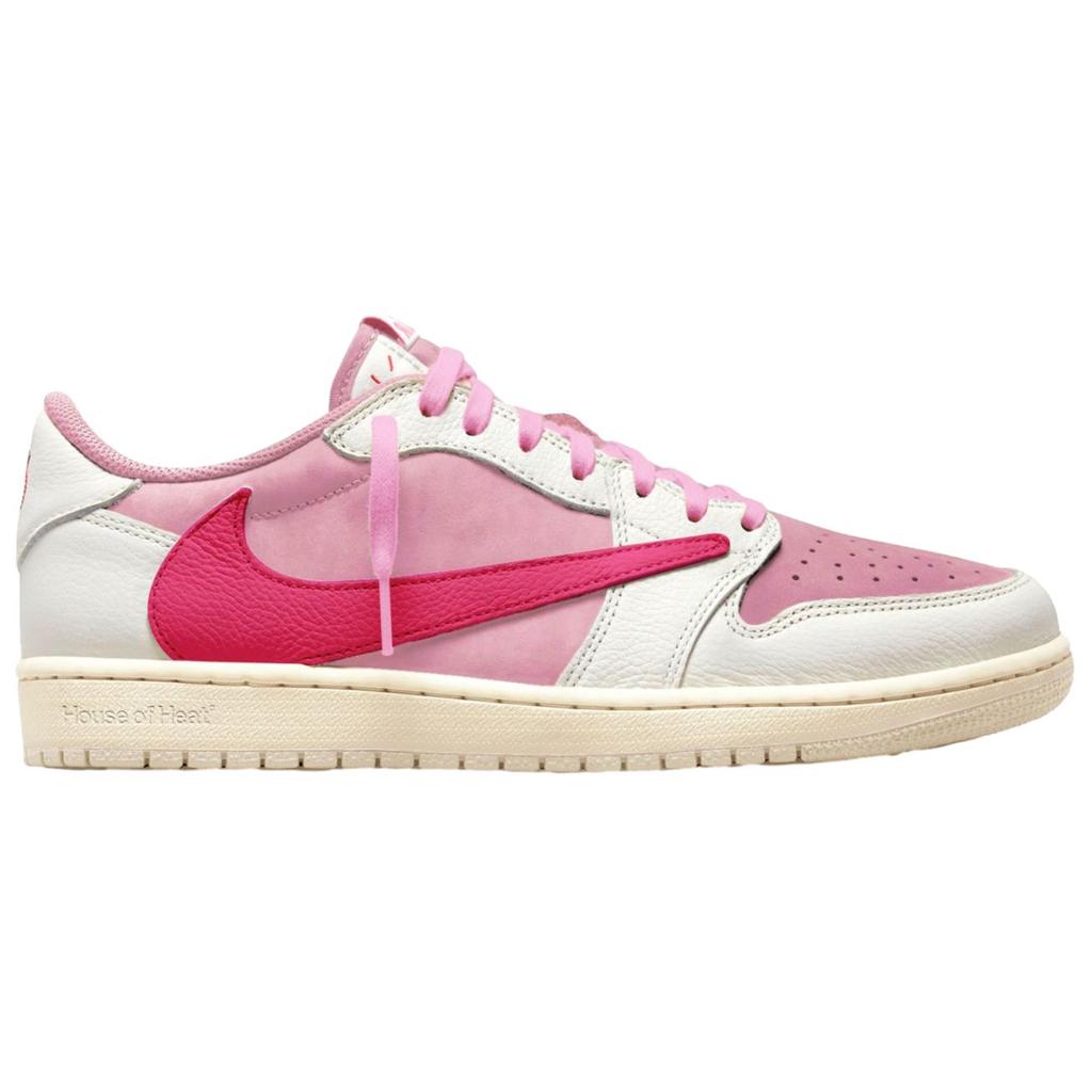 Travis Scott X Jordan Low Top Vintage Basketball Shoes Men's Pink IQ7604-100
