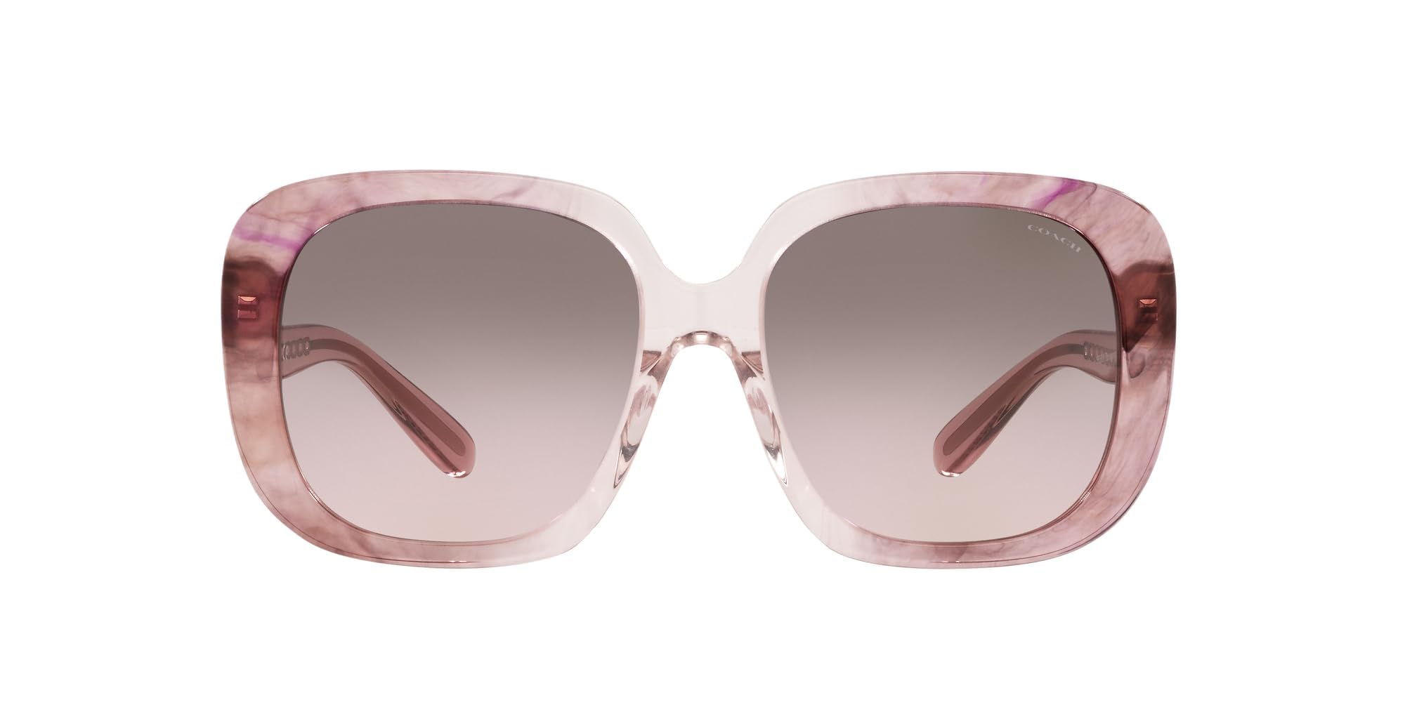 

Coach Transparent Pink Ombre Sunglasses Size 56 Women s HC8323U,
