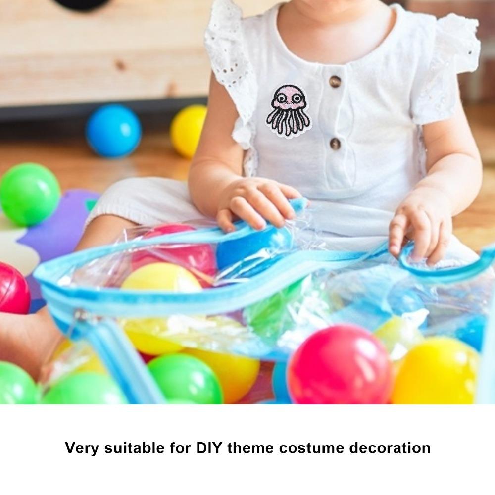 10Pcs Embroidered Design Embroidery Patches Strong Adhesive Iron On Patches Cloth Stickers  For Hats