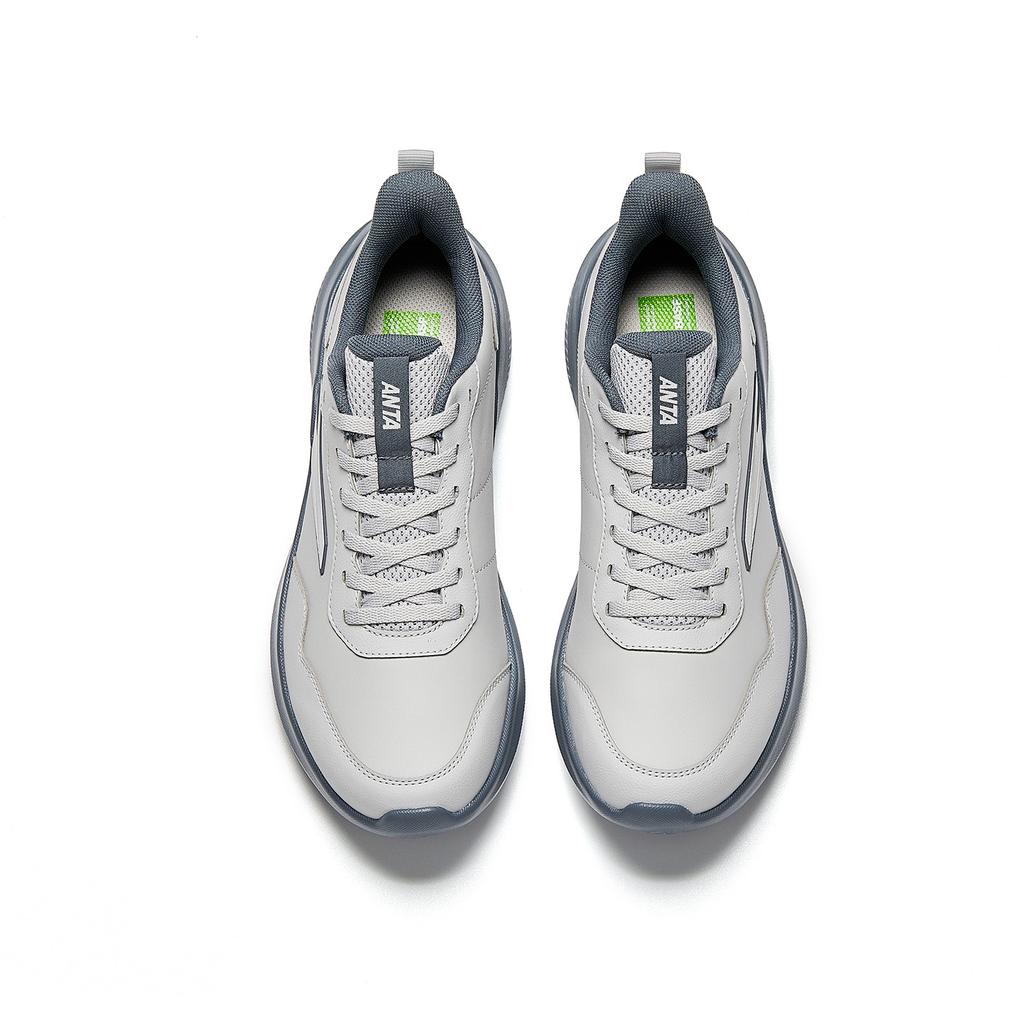 Anta Cushioning Slip Resistant Running Shoes Men's Microchip Gray 912615541-11