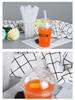 Disposable Transparent Thick PLA Pearl Milk Tea Straws with Independent Packaging