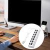 USB Splitter 7 Port Power USB Splitter Expander USB2.0 Data Port Splitter Adapter Individual Switches USB Splitter for