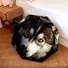 Husky pattern, automatic folding umbrella, portable and foldable design, 8 ribs, a Christmas or birthday gift.