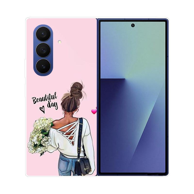 For Samsung Galaxy Z Fold 7 Fold7 Case Luxury Folding Shockproof Protection Funda for Samsung Galaxy Z Fold 7 PC Hard Back Cover