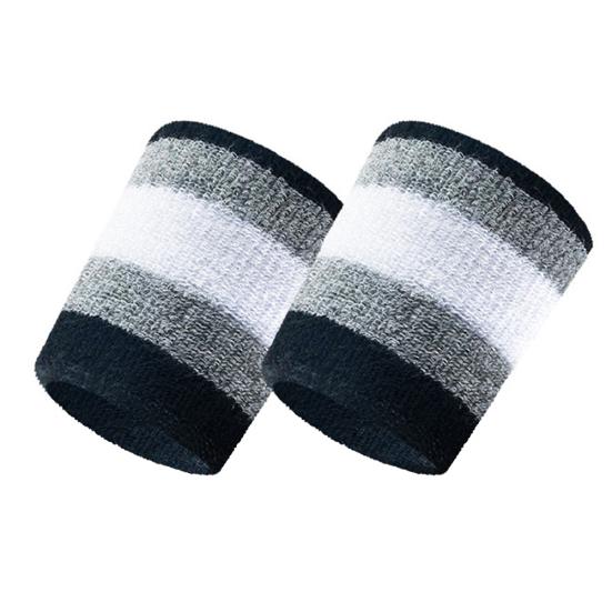 

Stripe Sport Badminton Basketball Wristband Absorb Sweat Towel Wrist Protector