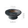 Creative Japanese ceramic plate with high feet saucer saucer snack tea dessert plates snack plate fruit plate bowls ramekin