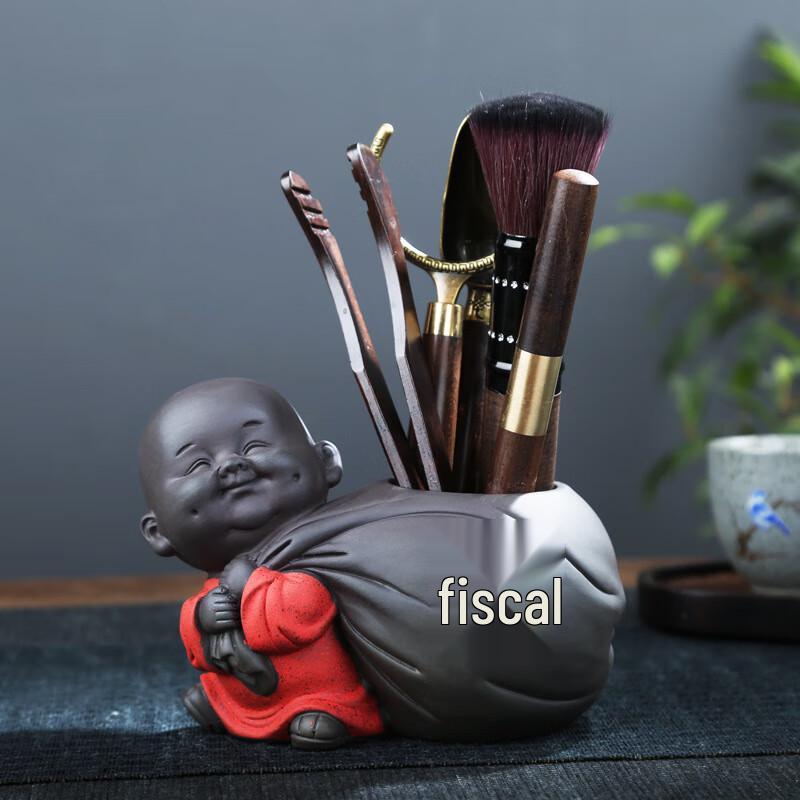 Zisha Tea Ceremony Lucky Six Gentlemen Ornament