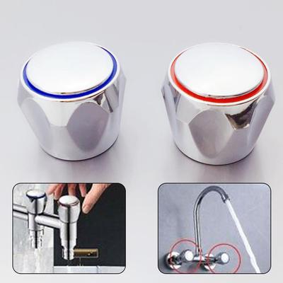 Faucet Handle HOT & COLD TAP METAL CHROME PLATED Plastic Material