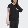 Adidas Neo W Gsg Cb Sweat Color Block Crewneck Pullover Women Sweatshirts Black HM7405