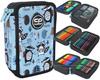 Coolpack Three-compartment School Pencil Case Equipment: Crayons, Markers, Shoppy