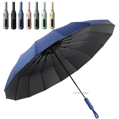 Windproof Umbrella Fully Automatic Rain Men Women UV Resistant Sun Umbrella 10K Strong Luxury Business Male Large Parasol