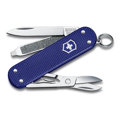Victorinox Classic Alox Night Dive Swiss Army Knife 5 Functions Compact Lightweight Multi-Tool