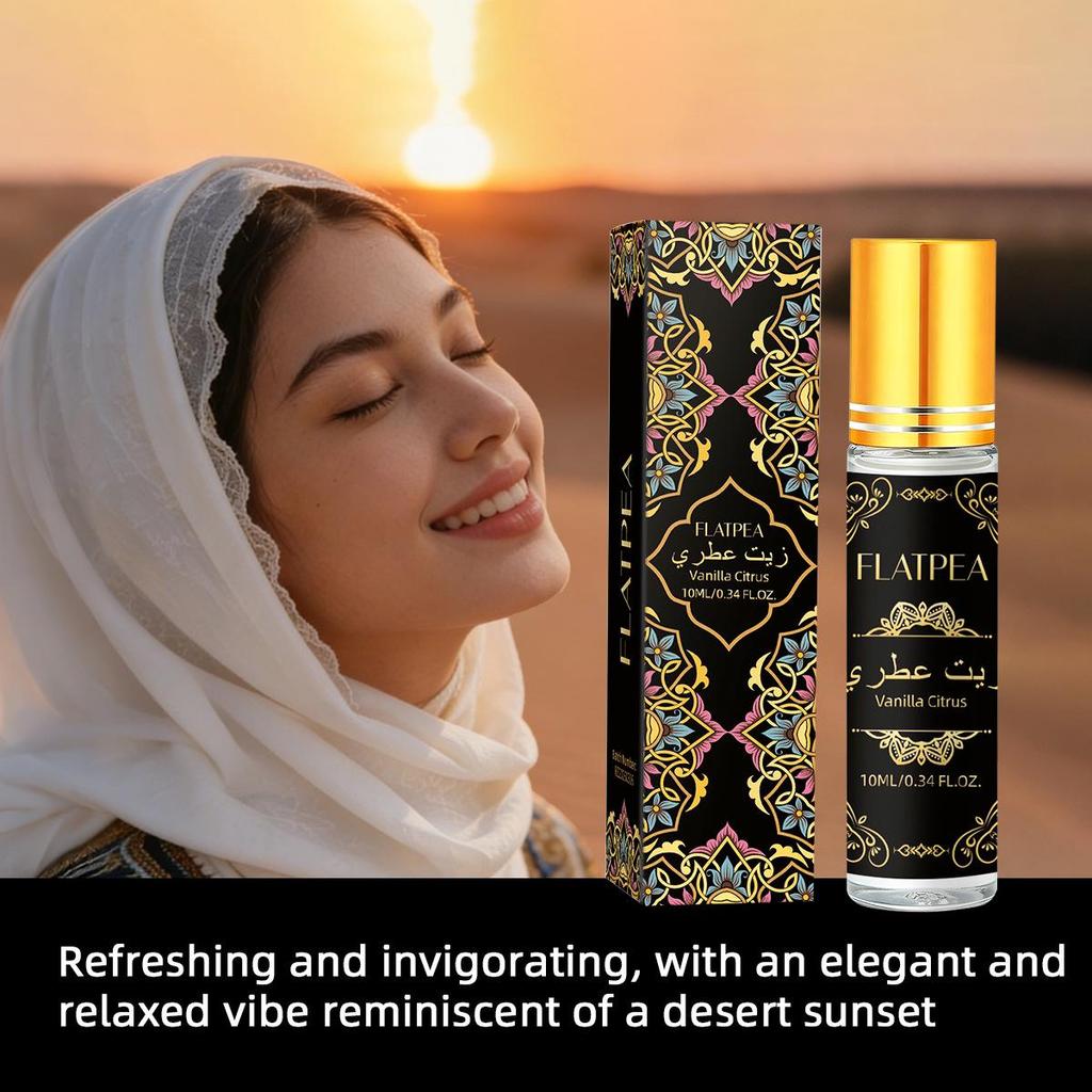 Elegant Unisex Ambergris Perfume Oil: Long-lasting, Charming, and Portable - 10ml