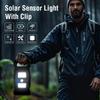Rotatable Solar Clamp Light MotionSensorSuperBrightOutdoorGarden Lighting Portable Wall Lamp for Patio Yard Pathway Illumination