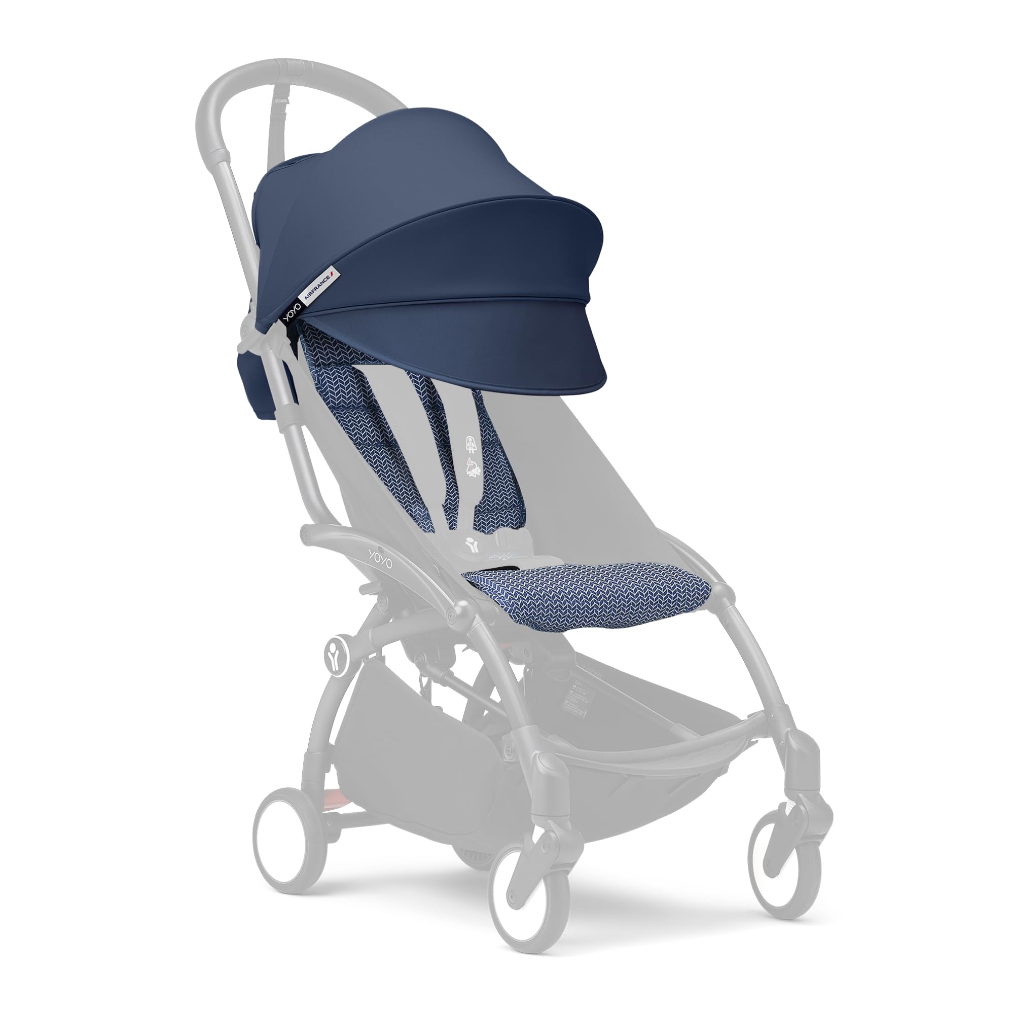 

Stokke YOYO Stroller Accessories Color Pack for Babies 6 Months to Type Air France Blue sold (Official) 6+ Toddlers, B, (Stroller separately)