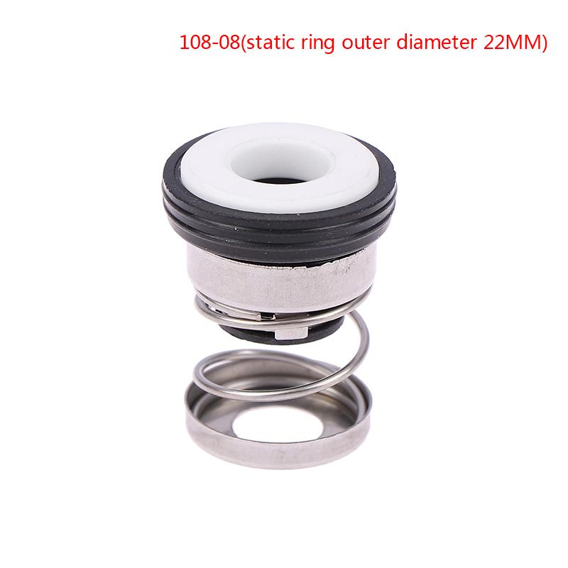 1 buc 108 seria se potrivește 8-20 mm od ax pompă de apă mecanică arbore etanșare unic arc ax inel apă etanșare pompă accesorii