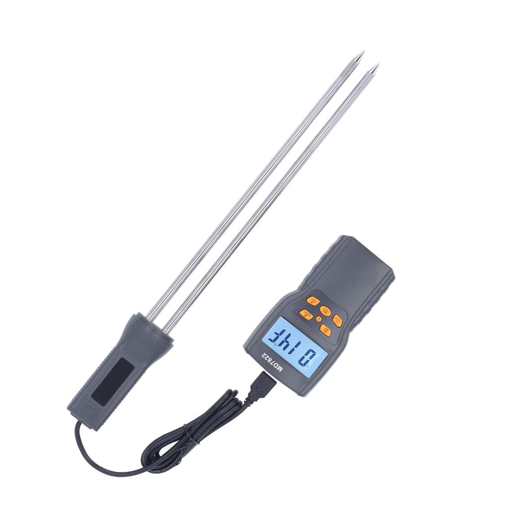 Feuchtigkeitsmesser Tragbarer Getreide-Wassergehaltsanalysator Multifunktionaler LCD Digitaler Feuchtigkeitstester