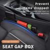 Car Seat Gap Filler Organizer With USB Cable Slot,Car Gap Filler For Phones, Keys, And Co – Prevents Drops, Adds Storage, Fits Most Vehicles(2Pack