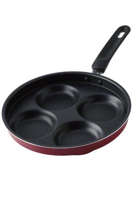 QUEEN SENSE stekt ägg stekpanna äggpanna Lagar 4 ägg på en gång snabbt en bra allierad för hektiska morgnar matlagning,