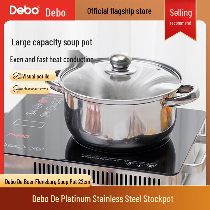 DeBo Flensburg Stainless Steel Soup Pot