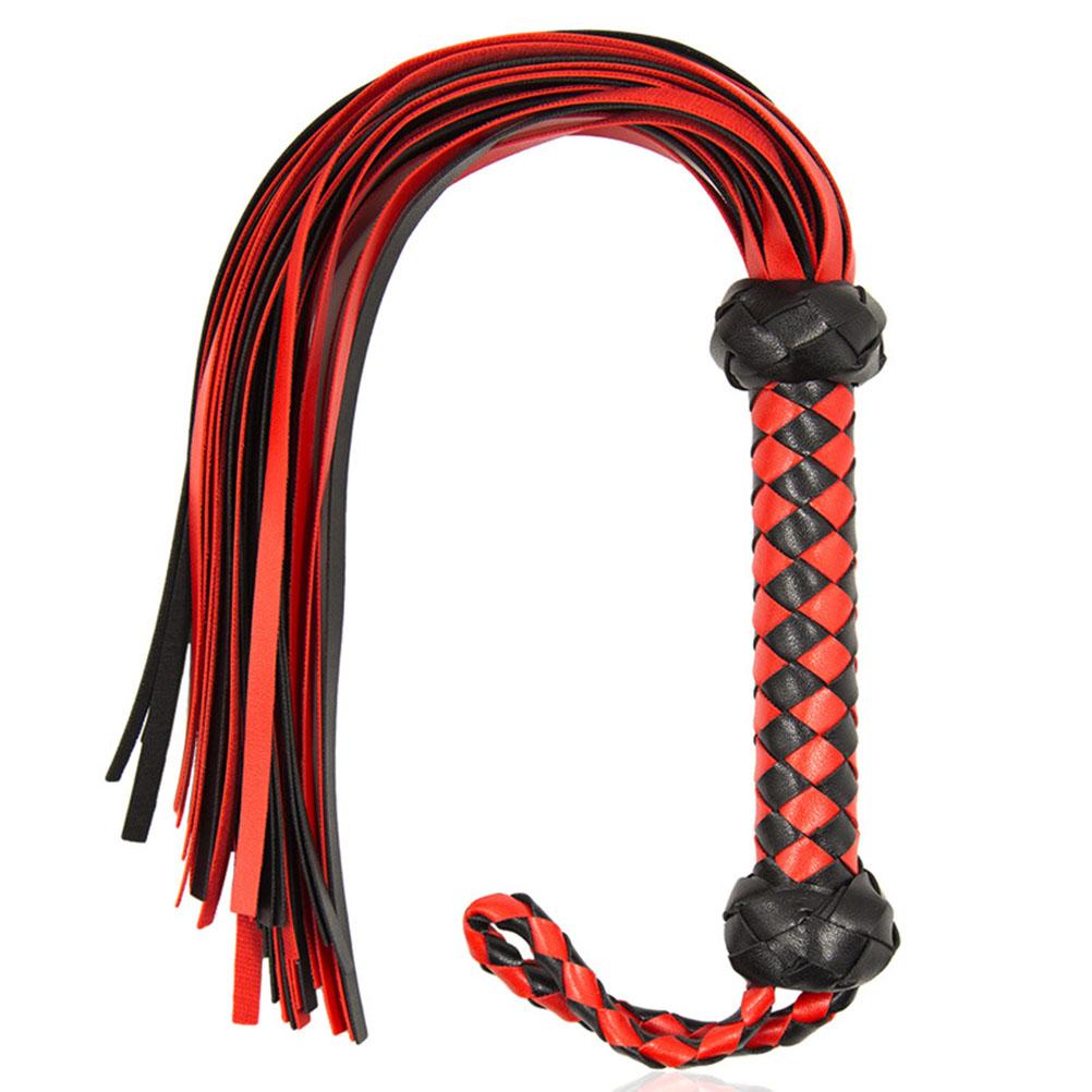 Artificial Leather Horse Riding Whip for Horse Training Crop Whip
