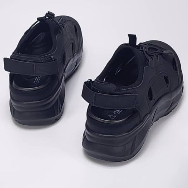 GERRY Sneaker Sandals for Sport Fitted Outdoor Casual Japanese Shoe Size [YAMATOHEP] Women, Platform, Lightweight, Sandals, Breathable, Drawstring,
