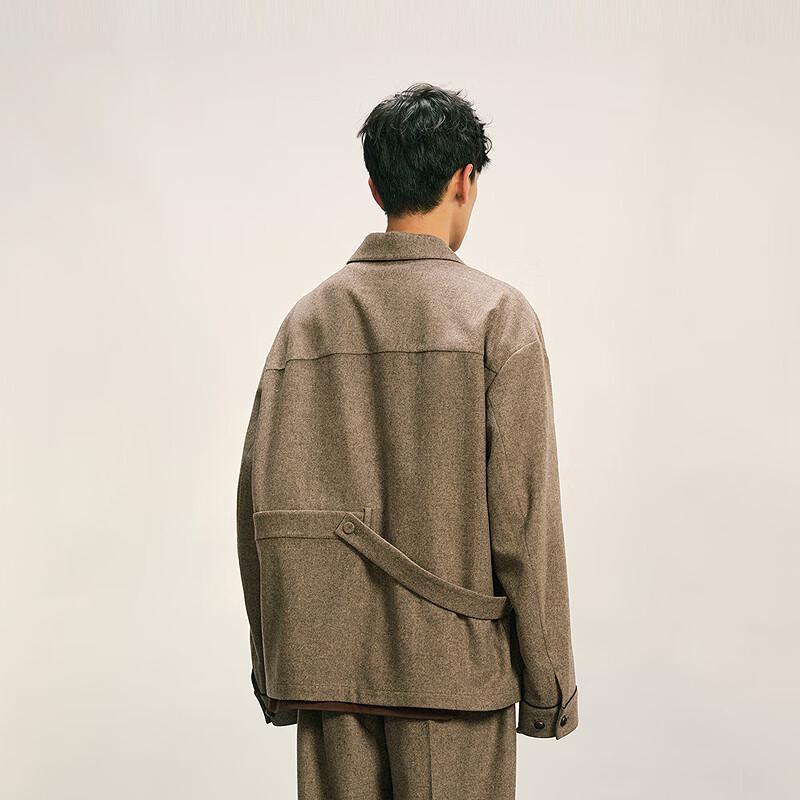 Men's 100% Wool Loose Fit Blazer