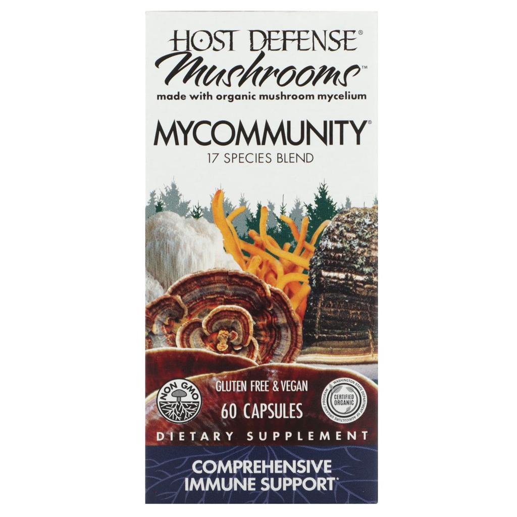 Mycommunity, 17 types of comprehensive mushroom complex, 60 Veggie Capsules