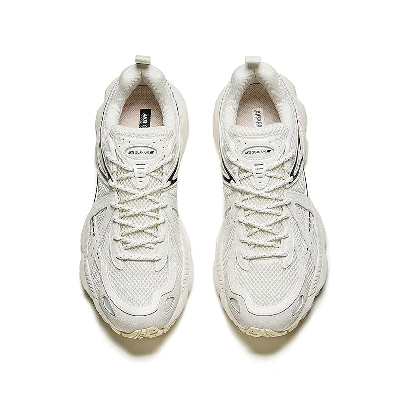Anta Champion Series G02-V2 Shock Absorbing Non-Slip Low-Top Casual Shoes Men Sneakers White Black 112438808A-4