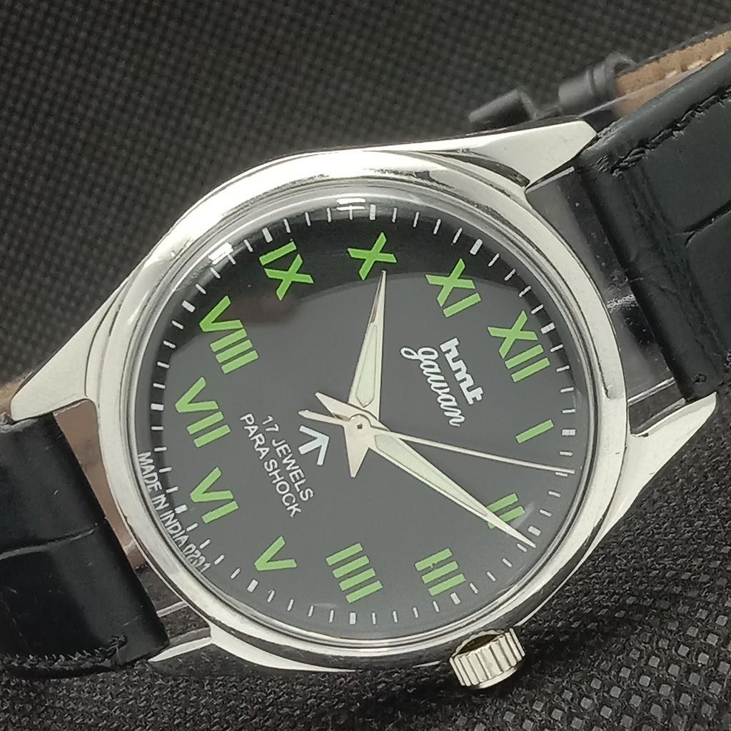 

USED HMT JAWAN INDIAN MENS MECHANICAL WATCH a281534-1 Sku534f-a281534