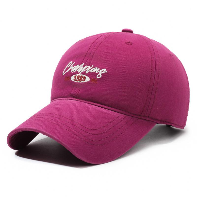 Casquette Baseball Femme Lettres – Chapeau Classique Unisexe Réglable, Style Sport Casual, Protection Soleil Été ZL95-3
