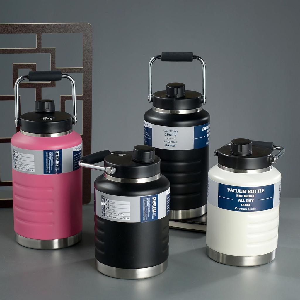 304 Stainless Steel Insulated Outdoor Water Bottle, Large Capacity, Stylish Design.