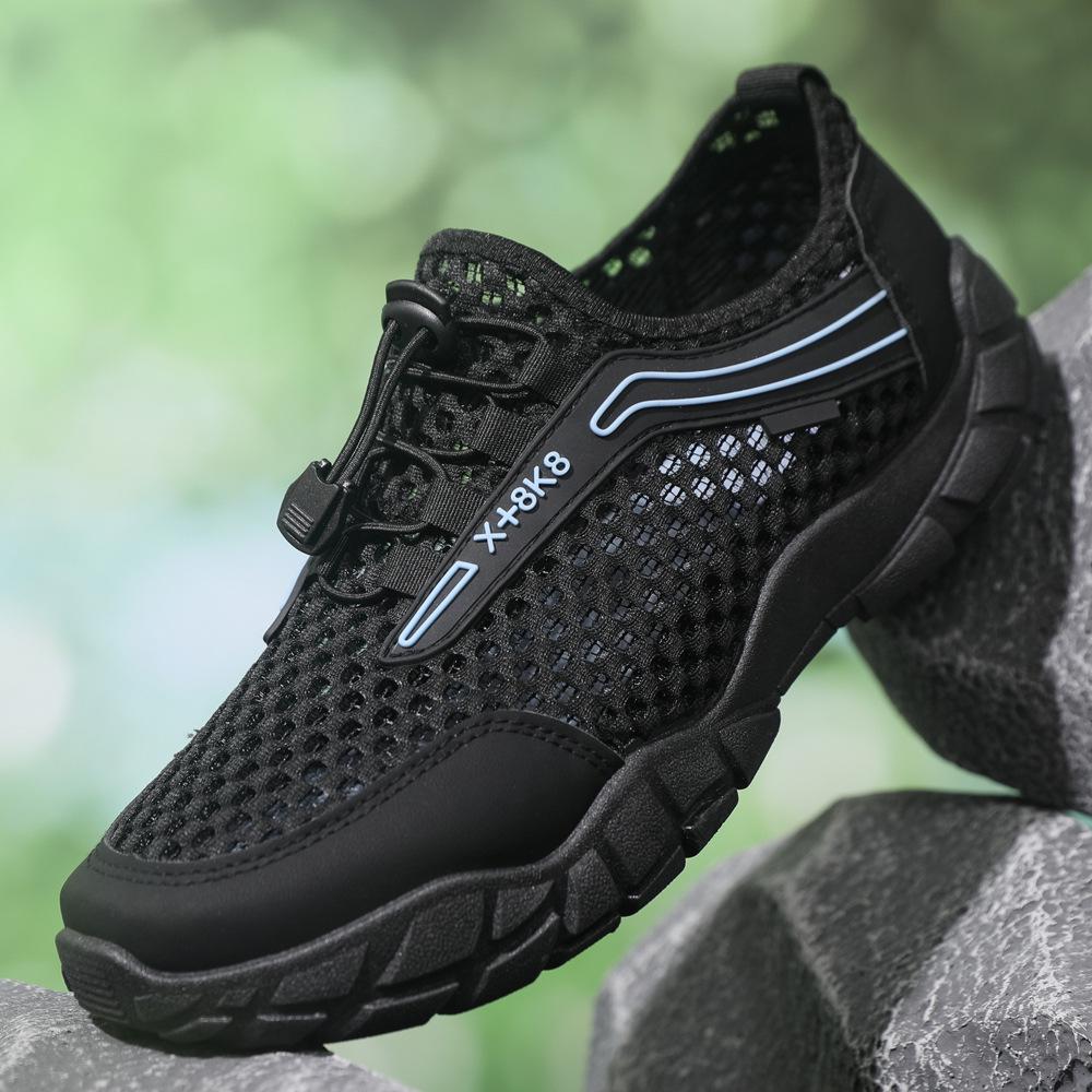 Men s Trendy Summer Slip-On Mesh Running Water Shoes 44
