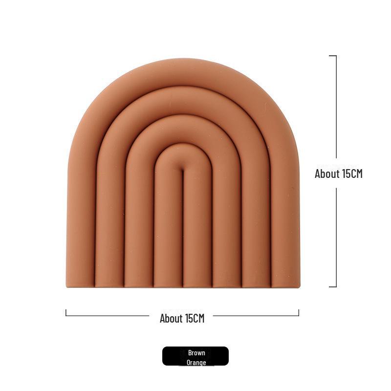 Hitzebeständiges Tischset und Untersetzer-Set aus Silikon