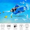 Remote Control Boat Mini Multifunctional Durable RC Boat Electric Ship Toy Glowing Submarine Model for Fish Tanks